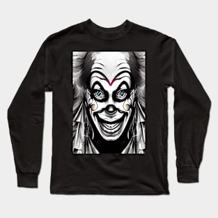 LAUGHING HYENA CLOWN Long Sleeve T-Shirt